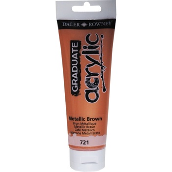 Daler-Rowney Graduate АКРИЛНА боя Metalic Brown 120 ml 1 бр (123120721)