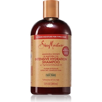 Shea Moisture Manuka Honey & Mafura Oil интензивен хидратиращ шампоан за суха и увредена коса 384ml