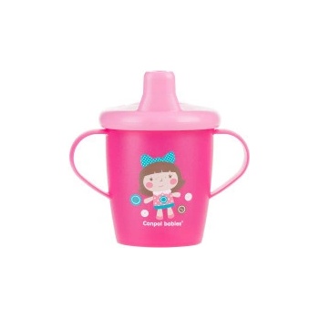 Canpol babies netečúci hrnček Toys 250 ml ružová