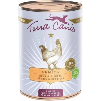 Terra Canis ﻿Senior ﻿Chicken with cucumber pumpkin & herbs 400 g