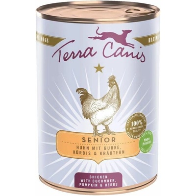 Terra Canis ﻿Senior ﻿Chicken with cucumber pumpkin & herbs 400 g