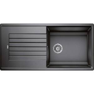 BLANCO Zia XL 6 - Мивка от Silgranit, 100x50 см, с регулиране на оттока, антрацит 517558 (517558) Мивка за вграждане