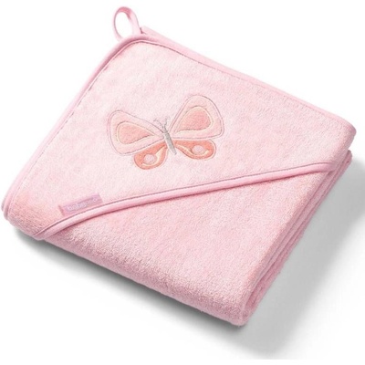 Babyono Бебешка хавлия с качулка Babyono - 346, 100 х 100 cm, розова (5901435416334)