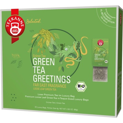 Teekanne Bio Luxury Bag Green Tea zelený čaj 20 ks
