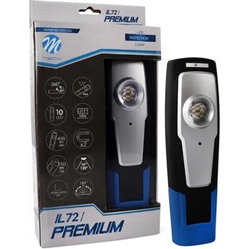 m-tech il72 акумулаторна led лампа 10smd + 1hp (il72)