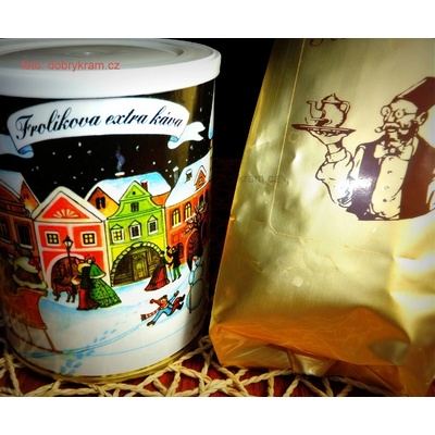 Frolíkova extra káva Vánoční mletá 250 g
