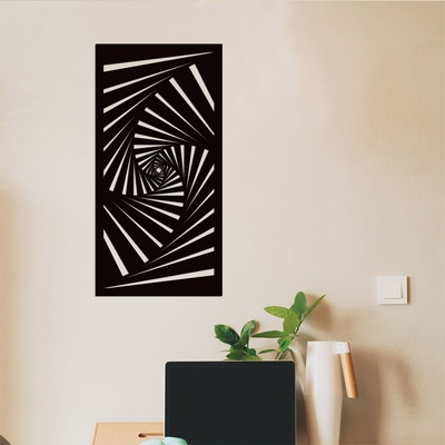 dřevo života Dřevěný dekorační panel na zeď SCHODIŠTĚ Rozměry (cm): 40x80, Zvolte barvu dekoru: Černá