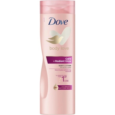 Dove telové mlieko Body Love Care+Radiant Glow 400 ml