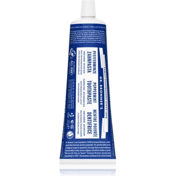 Dr. Bronner’s Peppermint избелваща паста за зъби без флуорид 105ml