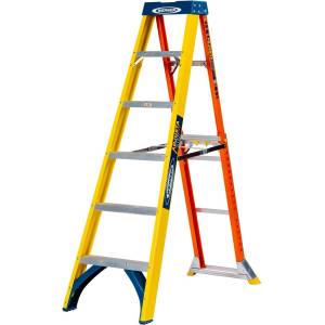 WERNER Многофункционална стълба от фибростъкло Werner AdjustaStep PRO 6 (08075074)