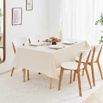 KP HOME Otíratelný ubrus obdélníkový PVC plastový ubrus pro venkovní použití 250x140 cm