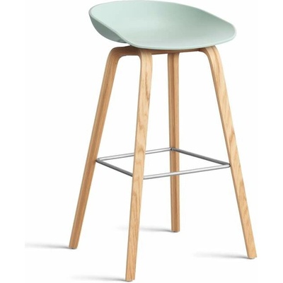 Hay AAS 32 High lacquered oak veneer / dusty mint
