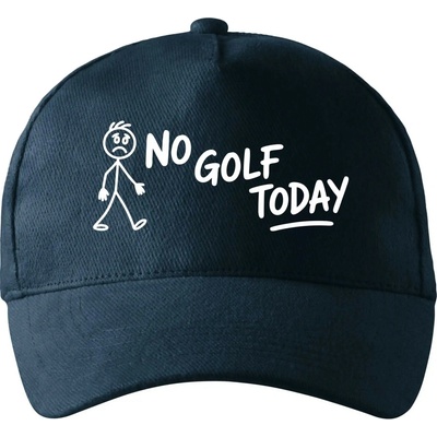 No Golf Today so zahnutým šiltom a mosaznou sponou Tmavomodrá takmer čierna
