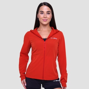 GymBeam Дамско яке за бягане Pulse Running Jacket Orange XS