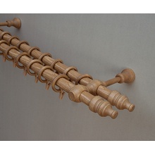 JAJA garniža dvojtyčová Dub tmavý 300cm