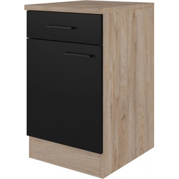 Flex-Well Kuchynská skrinka Capri spodná, zásuvky + dvierka, 50 x 85 x 57,1 cm