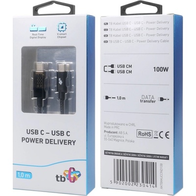 TB Touch AKTBXKUCCIND10B USB C s indikátorem nabíjení 100W