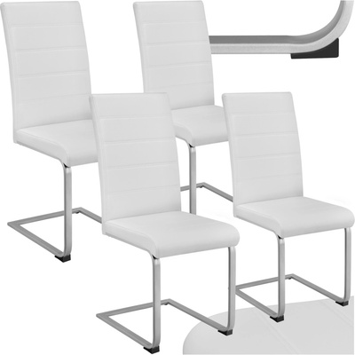 Tectake 402554 bílá 4 ks