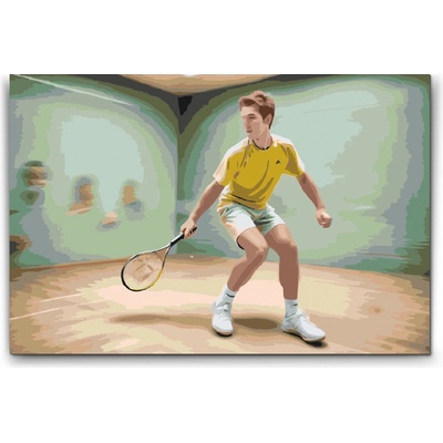 Vymalujsisam.cz Squash Velikost 40 x 60 cm Rámování Na plastové desce