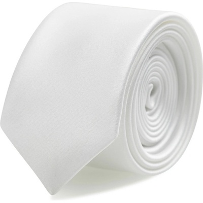 Brinkleys Kravata XL s kapesníčkem bílá B20-3-SET3