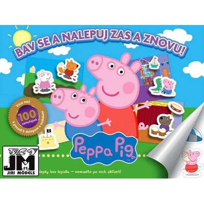 Samolepkové album Bav se a nalepuj zas a znovu Peppa Pig – Zboží Mobilmania