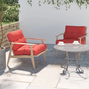 Image 1 of vidaXL Палетни възглавници, 2 бр, червени, текстил (360695)