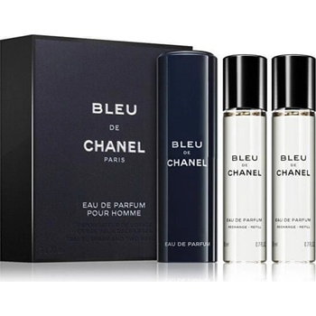 Chanel Bleu EDP 3 x 20 ml pro muže dárková sada