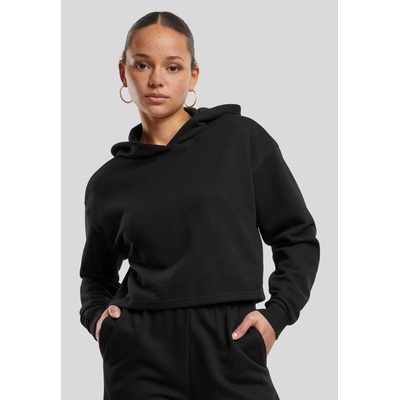 Urban Classics Дамски къс суичър Urban Classics Terry Hoodie blackUB-TB6854-00007 - Черен, размер XXL