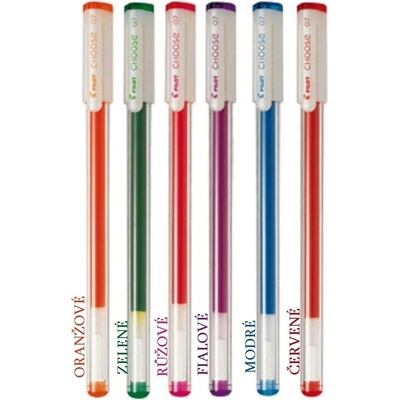 Pilot Choose 0,7 oranžové ORANGE - gelové pero