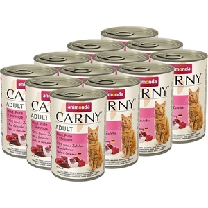 Animonda Carny Adult говеждо, пуйка и скариди 12 x 400 г