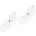 Karrimor Мъжки чорапи Karrimor 2 Pack Running Socks Mens - White