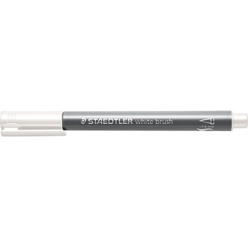 Image 1 of STAEDTLER Маркер Staedtler Metallic brush, 1-6 mm, бял (30212-А-БЯЛ)