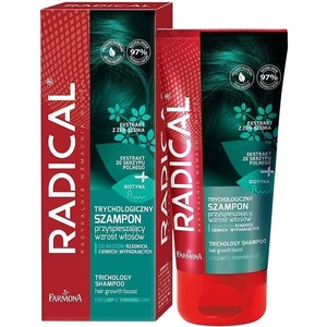 Farmona Natural Cosmetics Laboratory Radical Трихологичен шампоан-бустер с женшен, 200 ml - ozone
