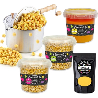 Whirley-Pop Stovetop Popcorn Popper Original Silver
