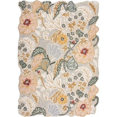 Flair Rugs Daphne Shaped Floral Svetloružový