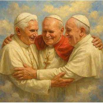 Norimpex - Puzzle Diamant painting: Meeting of the Popes 30x40cm - 1 - 39 piese