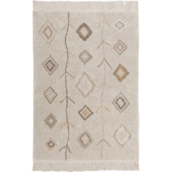 Lorena Canals Бежов ръчно изработен памучен килим подходящ за пране 170x240 cm Kaarol Earth - Lorena Canals (C-KAA-NAT-L)