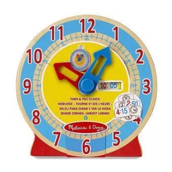 Melissa & Doug Детска играчка - Дървен часовник, 14284 Melissa and Doug, 000772142847