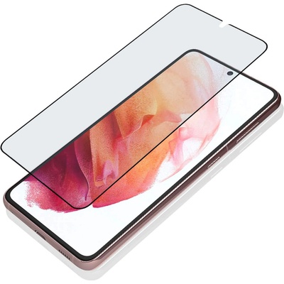 4smarts Hybrid Glass Endurance Crystal Screen Protector - хибридно защитно покритие за дисплея на Samsung Galaxy S21 (черен-прозрачен)