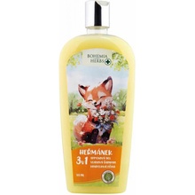 Bohemia Gifts 3v1 dětský sprchový gel, šampon a pěna do koupele 500 ml - heřmánek