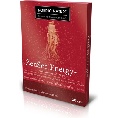 NaturaMed ŽenŠen Energy+ 30 kapslí