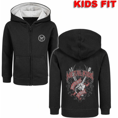 Metal-kids mikina s kapucňou black