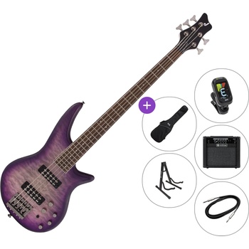 Jackson JS Series Spectra Bass JS3Q V SET 2 Purple Phaze 5-струнна бас китара