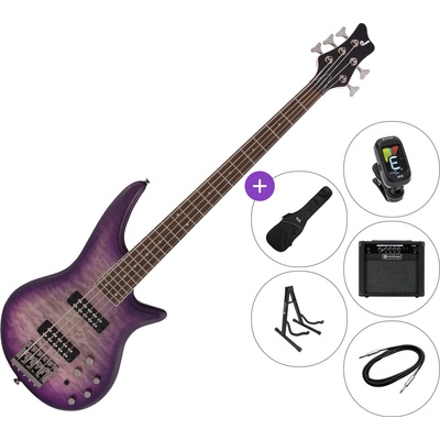 Jackson JS Series Spectra Bass JS3Q V SET 2 Purple Phaze 5-струнна бас китара