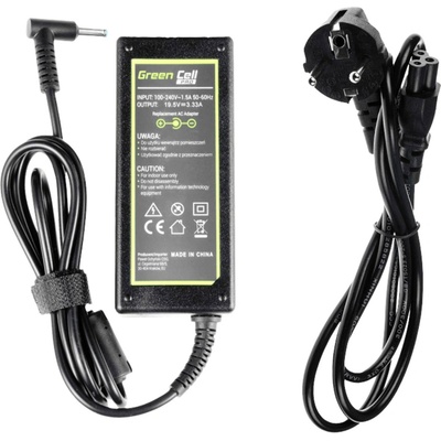 Green Cell GREEN CELL, HP PRO Charger - AC Adapter 19.5V 3.33A 65W for HP 250 G2 G3 G4 G5 15-R (GC-AD49P-HP-19V-3.33A)