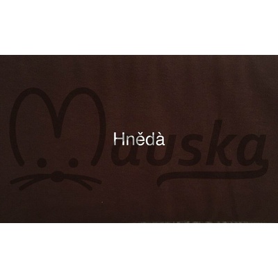 Náplet hladký - hnědá