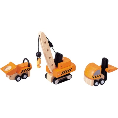 Plan Toys Sada áut Stavebné stroje PT6087