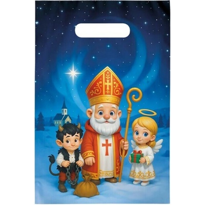 Mikulášský igelitový sáček S vzor 22