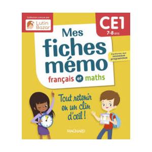 Mes fiches mémo Français et Maths CE1 (2025)