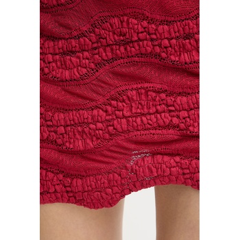 Charo Ruiz Ibiza Пола Charo Ruiz Ibiza в червено къса с кройка тип молив 257400 (257400)